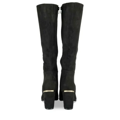 Bottes NOIR Femme Motif Uni Fermeture éclair