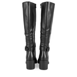 Bottes NOIR Femme Motif Uni Fermeture éclair
