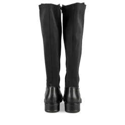 Bottes NOIR Femme Motif Uni Fermeture éclair