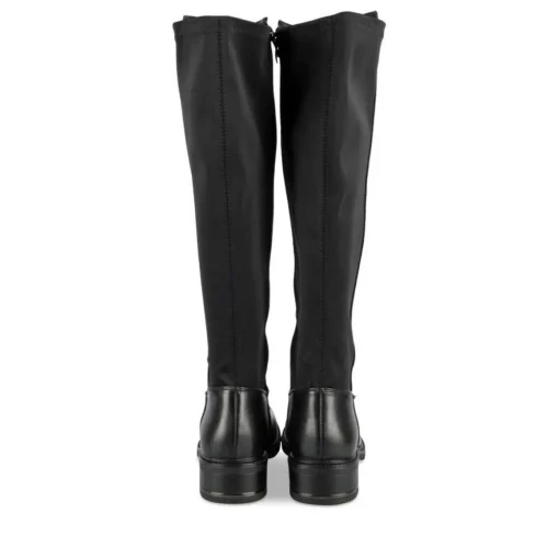Bottes NOIR Femme Motif Uni Fermeture éclair