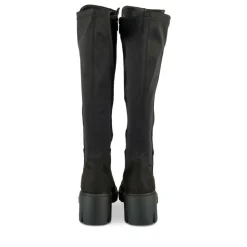 Bottes NOIR Femme Motif Uni Fermeture éclair