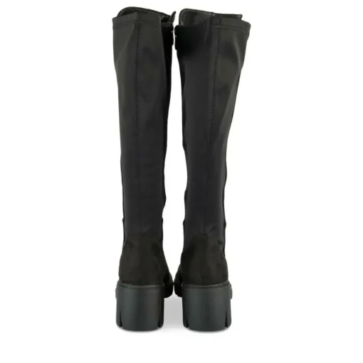 Bottes NOIR Femme Motif Uni Fermeture éclair