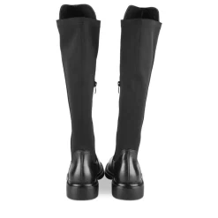 Bottes NOIR Femme Motif Uni A Enfiler