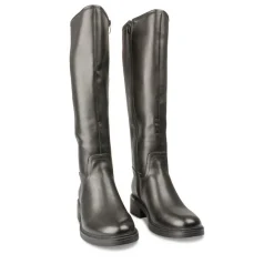 Bottes NOIR Femme Motif Uni Fermeture éclair