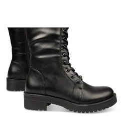 Bottes NOIR Femme Motif Uni Fermeture éclair