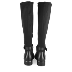 Bottes NOIR Femme Motif Uni Fermeture éclair
