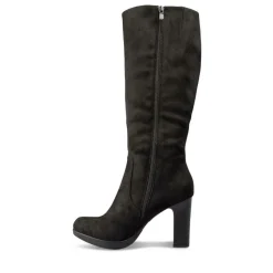 Bottes NOIR Femme Motif Uni Fermeture éclair