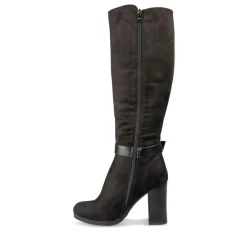 Bottes NOIR Femme Motif Uni Fermeture éclair