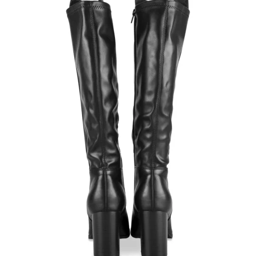 Bottes NOIR Femme Motif Uni Fermeture éclair