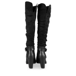 Bottes NOIR Femme Motif Uni Fermeture éclair