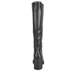 Bottes NOIR Femme Motif Uni Fermeture éclair