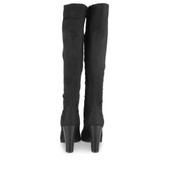 Bottes NOIR Femme Motif Uni Fermeture éclair