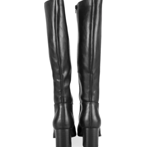 Bottes NOIR Femme Motif Uni Fermeture éclair