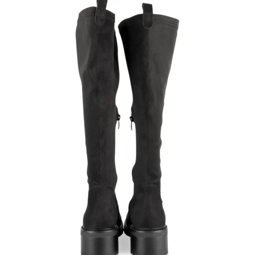 Bottes NOIR Femme Motif Uni Fermeture éclair