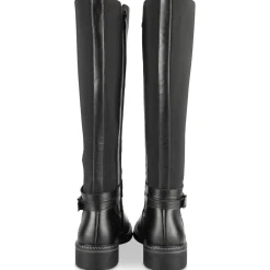 Bottes NOIR Femme Motif Uni Fermeture éclair