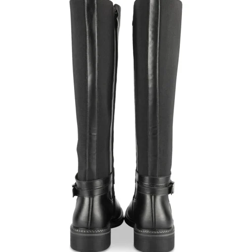 Bottes NOIR Femme Motif Uni Fermeture éclair