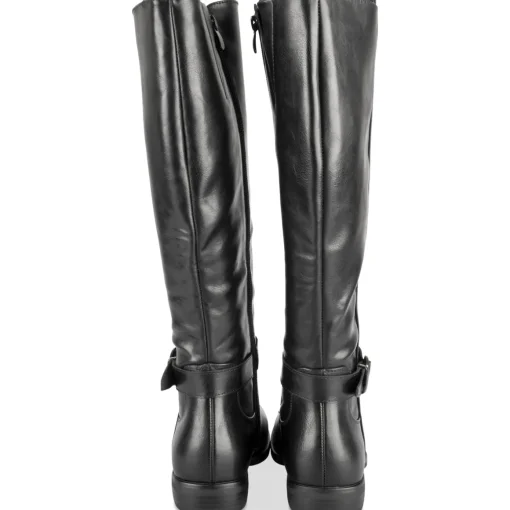 Bottes NOIR Femme Motif Uni Fermeture éclair