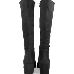 Bottes NOIR Femme Motif Uni Fermeture éclair