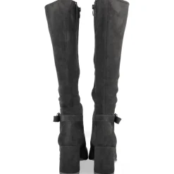 Bottes NOIR Femme Motif Uni Fermeture éclair