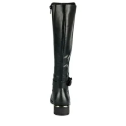 Bottes NOIR Femme Motif Uni Fermeture éclair