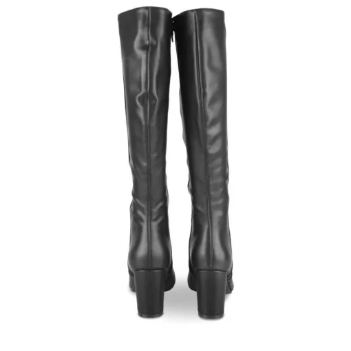 Bottes NOIR Femme Motif Uni Fermeture éclair