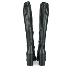 Bottes NOIR Femme Motif Uni Fermeture éclair
