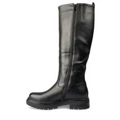 Bottes NOIR Femme Motif Uni Fermeture éclair