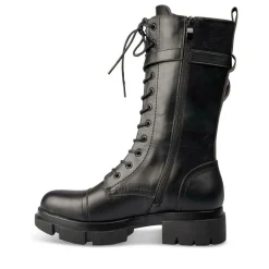 Bottes NOIR Femme Motif Uni Fermeture éclair
