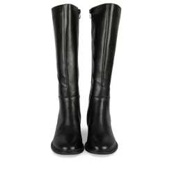 Bottes NOIR Femme Motif Uni Fermeture éclair
