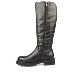 Bottes NOIR Femme Motif Uni Fermeture éclair