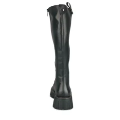 Bottes NOIR Femme Motif Uni Fermeture éclair