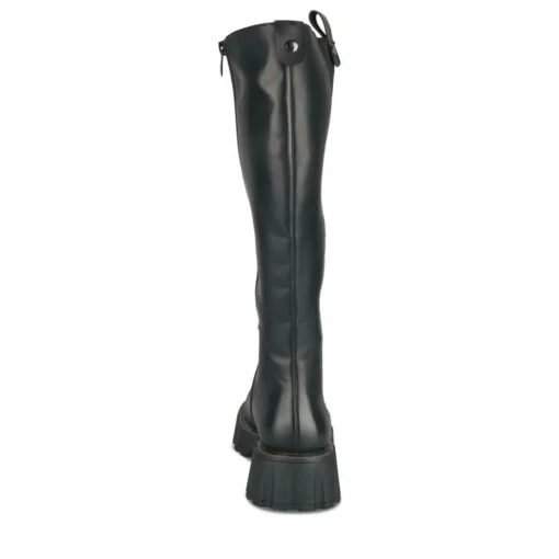 Bottes NOIR Femme Motif Uni Fermeture éclair