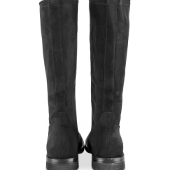 Bottes NOIR Femme Motif Uni A Enfiler