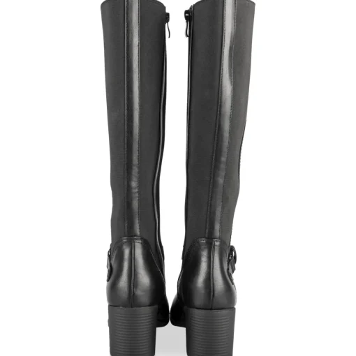 Bottes NOIR Femme Motif Uni Fermeture éclair