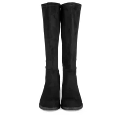 Bottes NOIR Femme Motif Uni Fermeture éclair
