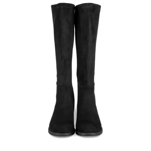 Bottes NOIR Femme Motif Uni Fermeture éclair