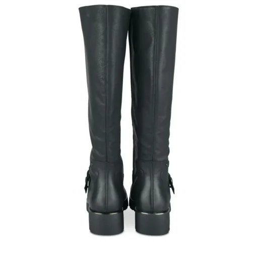 Bottes NOIR Femme Motif Uni Fermeture éclair