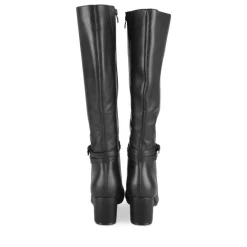Bottes NOIR Femme Motif Uni Fermeture éclair
