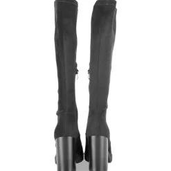 Bottes NOIR Femme Motif Uni Fermeture éclair
