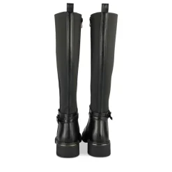 Bottes NOIR Femme Motif Uni Fermeture éclair