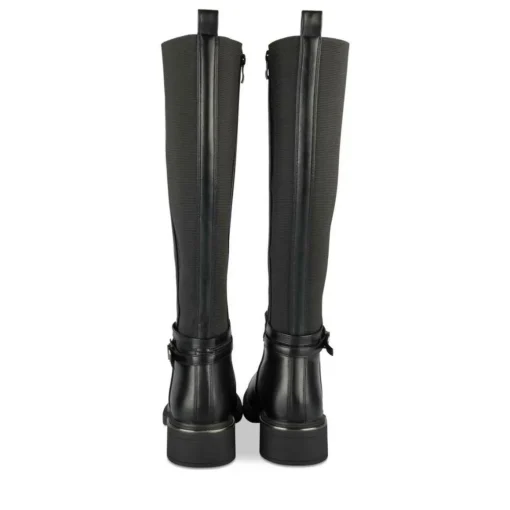 Bottes NOIR Femme Motif Uni Fermeture éclair