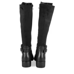 Bottes NOIR Femme Motif Uni Fermeture éclair