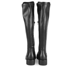 Bottes NOIR Femme Motif Uni Fermeture éclair