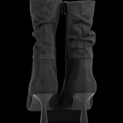Bottes NOIR Femme Motif Uni Fermeture éclair