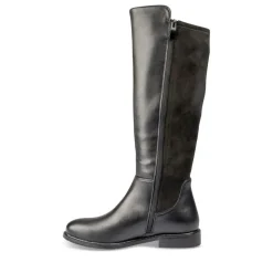 Bottes NOIR Femme Motif Uni Fermeture éclair
