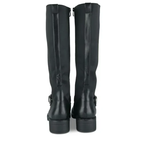 Bottes NOIR Femme Motif Uni Fermeture éclair