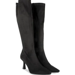Bottes NOIR Femme Motif Uni Fermeture éclair
