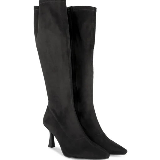 Bottes NOIR Femme Motif Uni Fermeture éclair