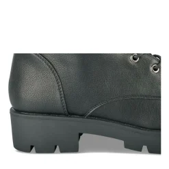 Bottes NOIR Femme Motif Uni Lacets
