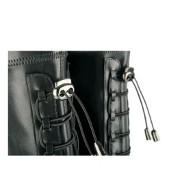 Bottes NOIR Femme Motif Uni Fermeture éclair